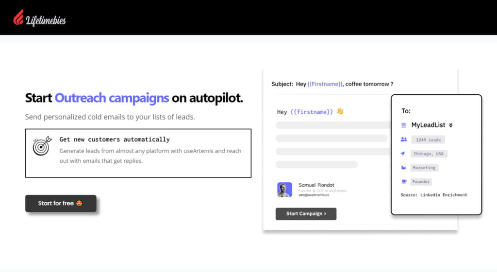 useArtemis Lifetime Deal $69 Only | Best Email Finding Tool 4 useArtemis review