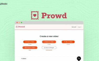 Prowd Lifetime Deal $49 | Simple & Fast Video Creation Tools