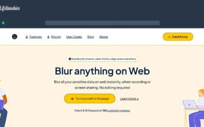 Blurweb App Lifetime Deal $17 | Hide All Your Sensitive Data