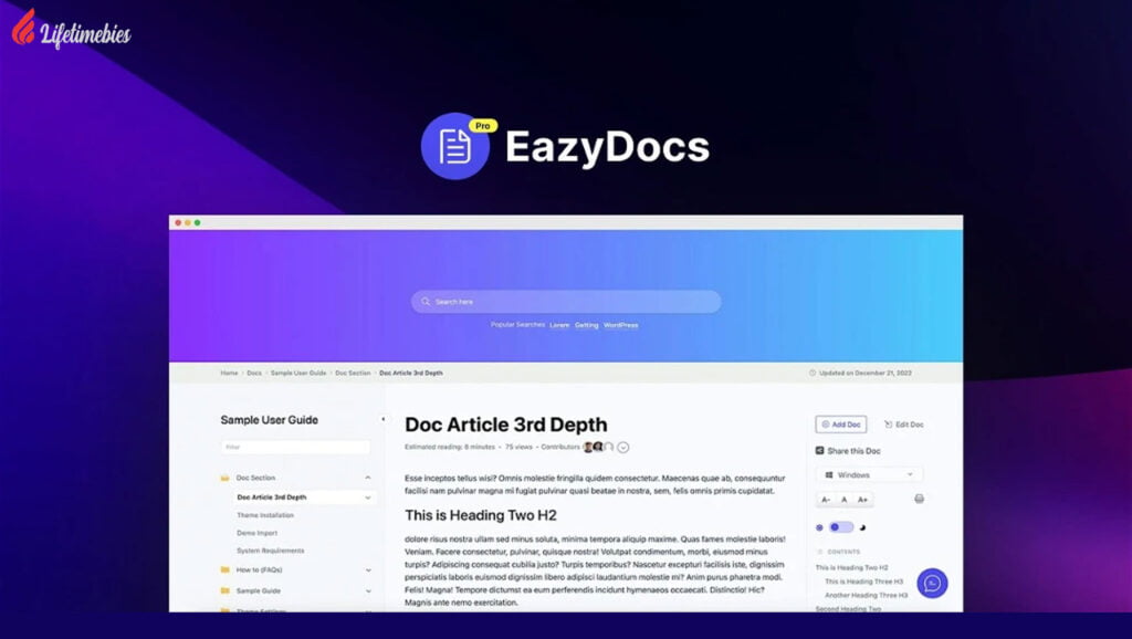EazyDocs-Lifetime-Deal