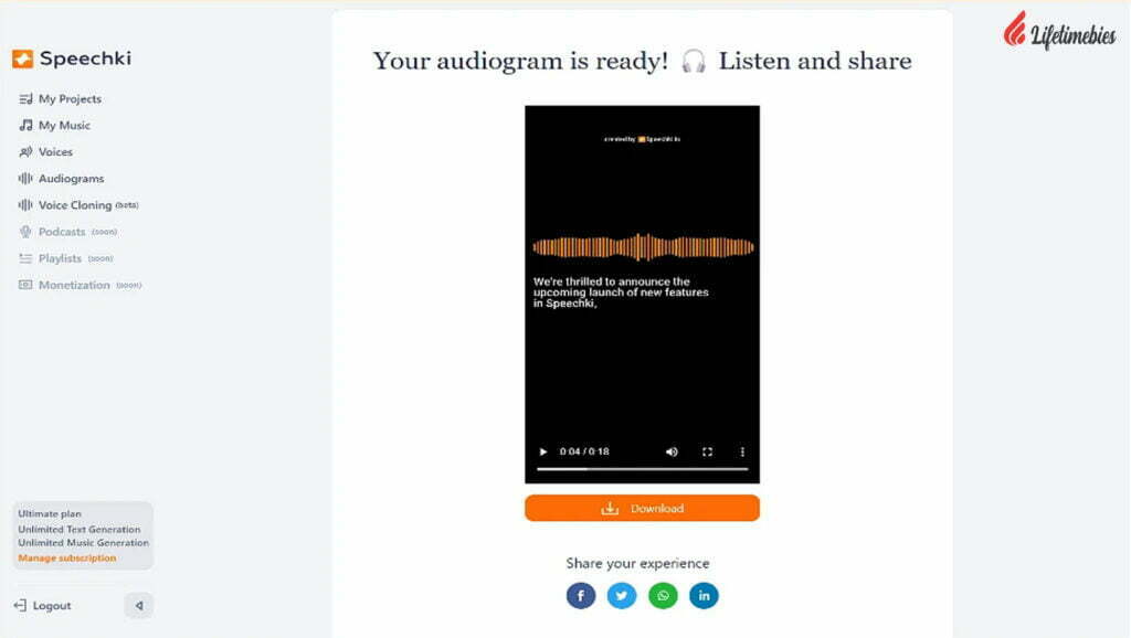 Speechki Lifetime Deal $59 | Text-to-Speech ChatGPT Plugin 1 Speechki Lifetime Deal
